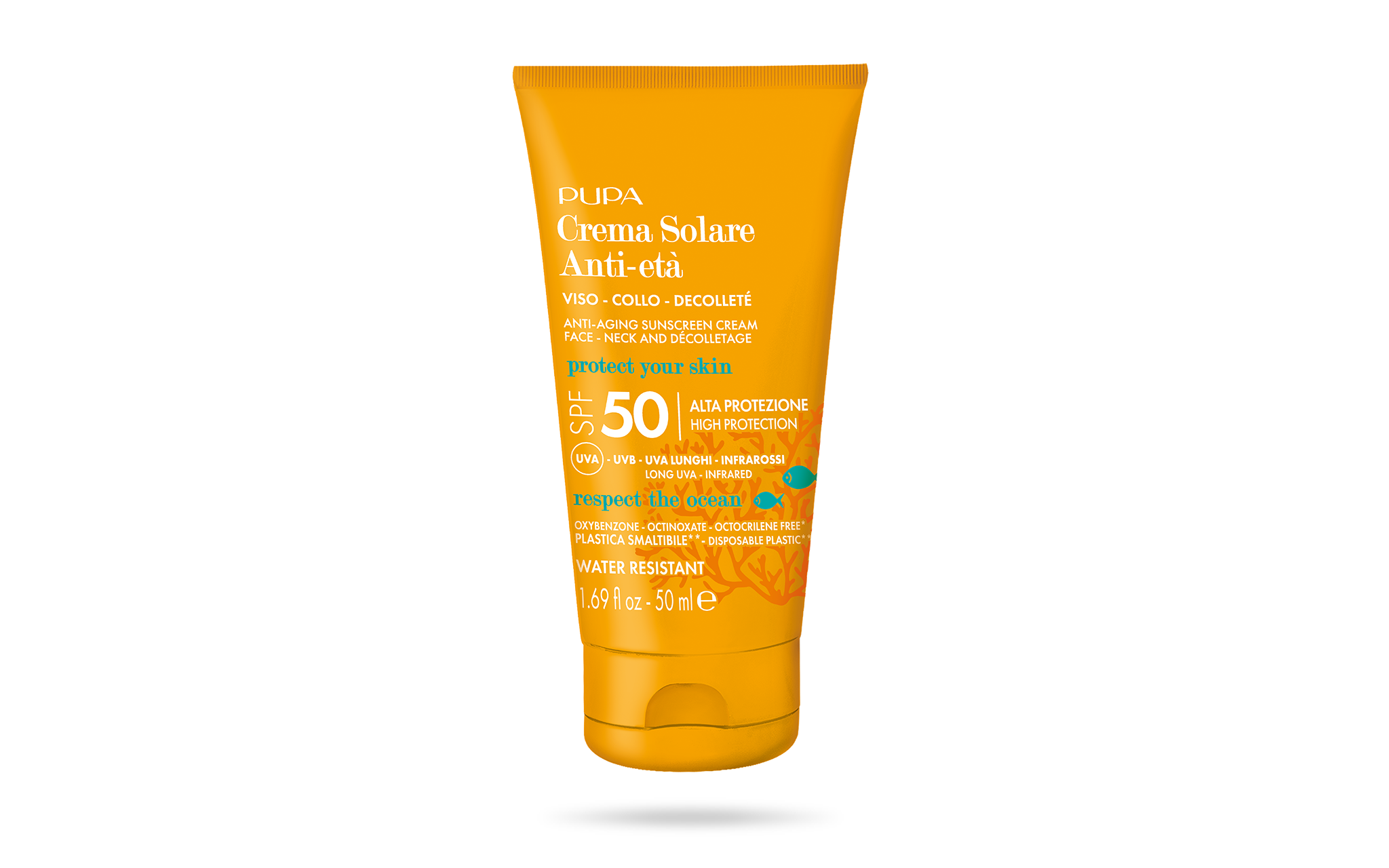 Anti-Aging Sunscreen Cream SPF 50 (50 ml) - PUPA Milano